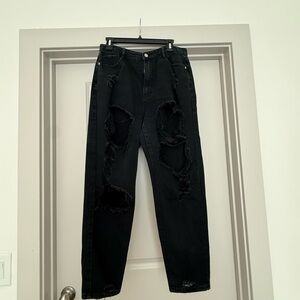 Riot Society Black High Rise Women Jeans